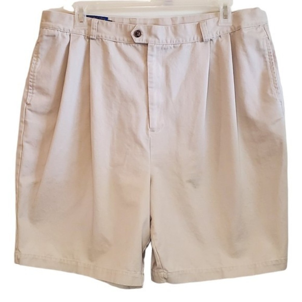 Pendleton‎ Mens Khaki Chino Shorts sz 42 Beige Knee Length